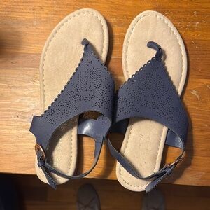 Women's Navy Sandals